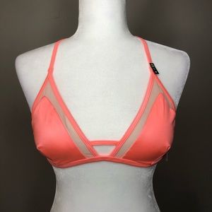 PINK Victoria Secret Mesh Fixed Triangle Bikini